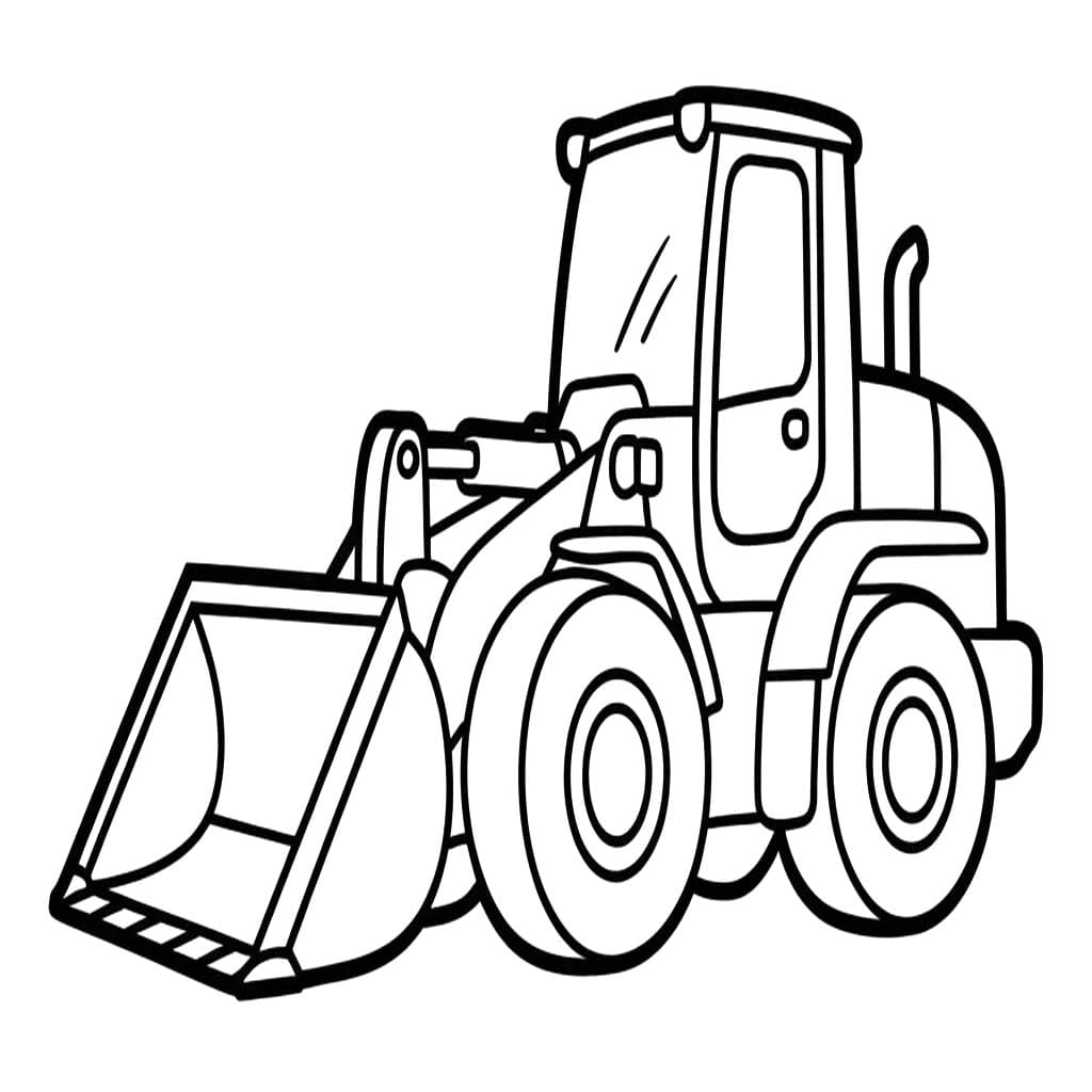 Radlader zum Ausdrucken für Kinder