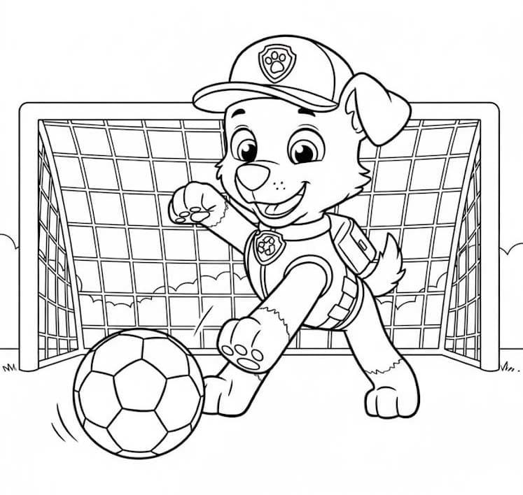 Rocky Paw Patrol kostenlos druckbare für Kinder