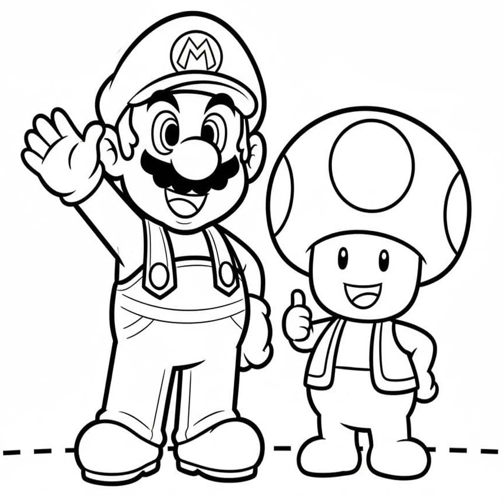 Toad druckbare basisch