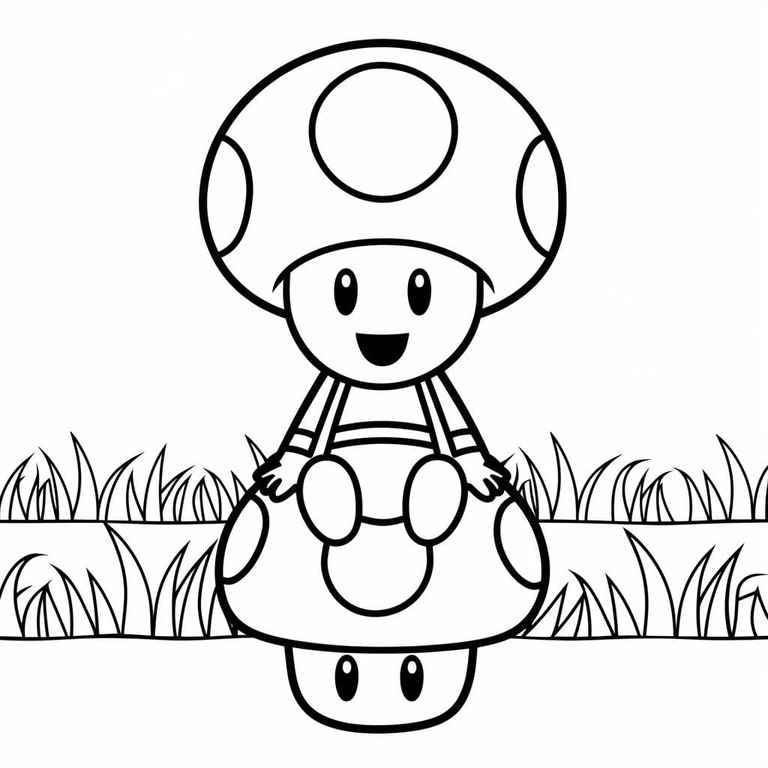Toad zum Ausdrucken für Kinder