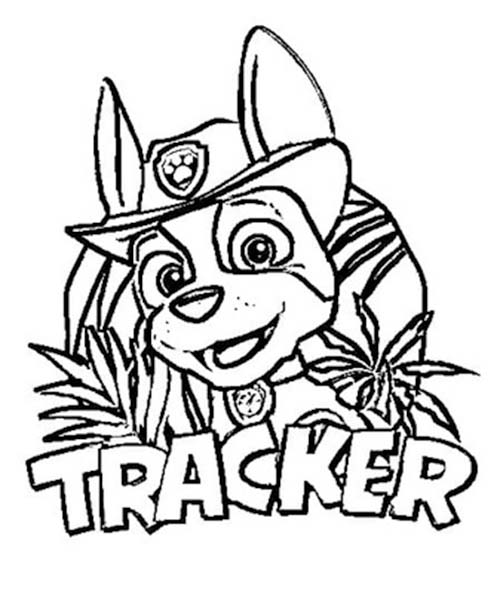 Tracker Paw Patrol druckbare basisch