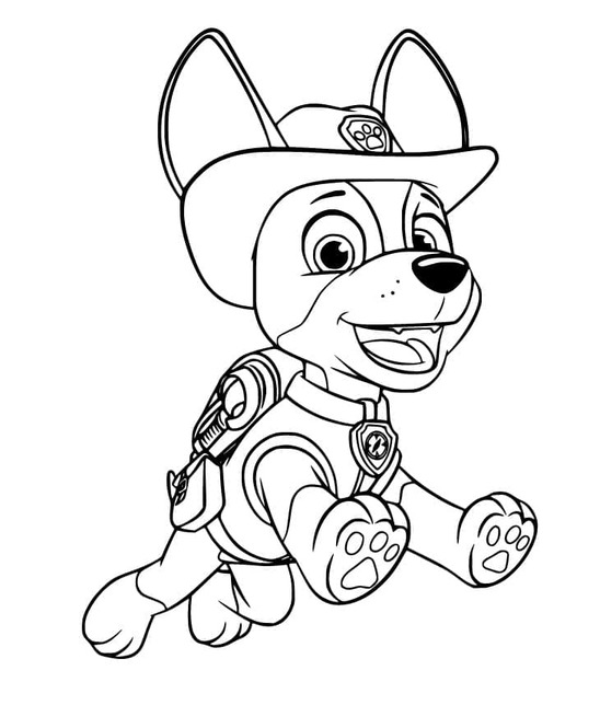 Tracker Paw Patrol druckbare für Kinder