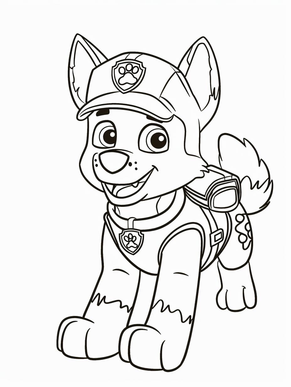 Tracker Paw Patrol kostenlos druckbare basisch