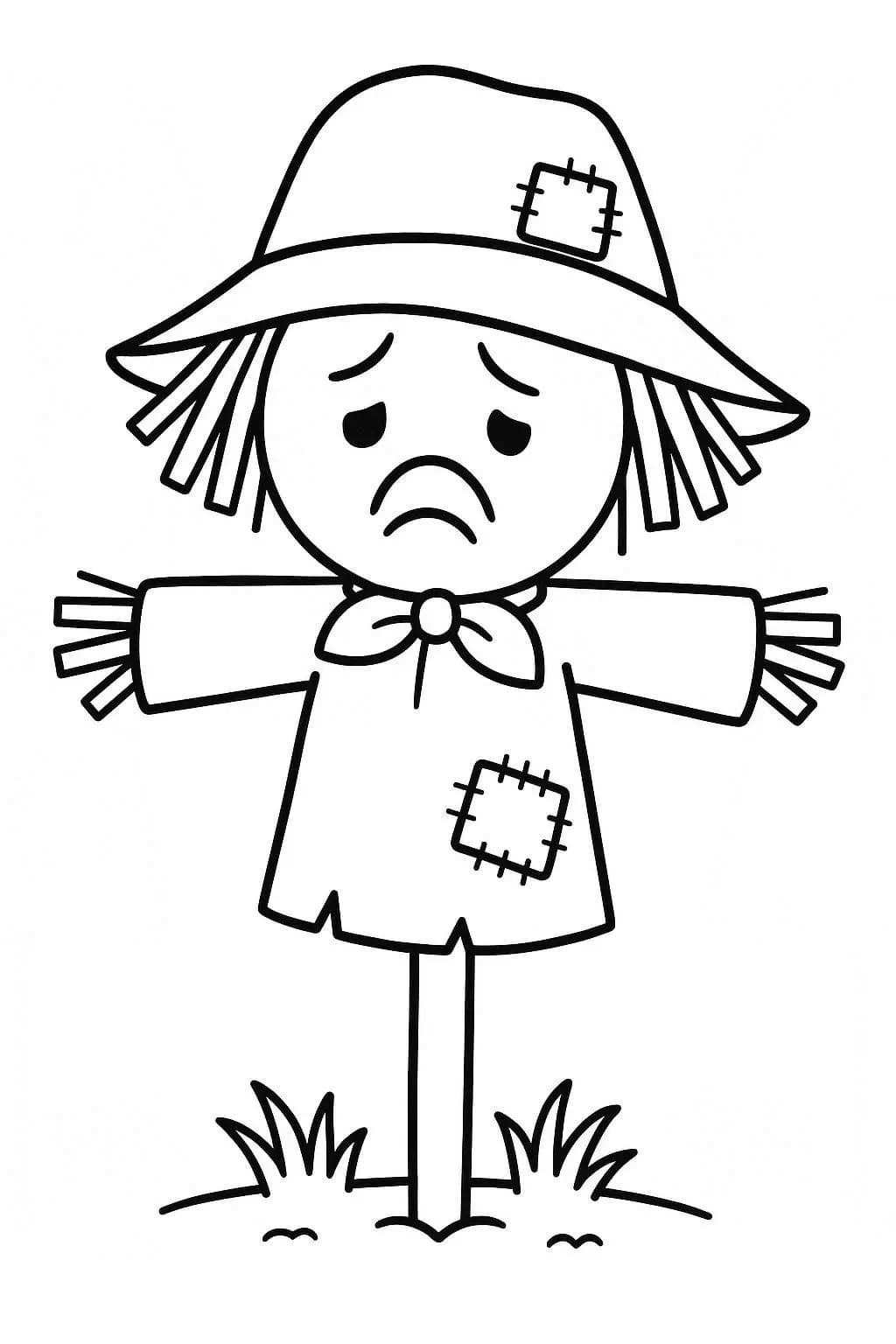 Vogelscheuche druckbare für Kinder