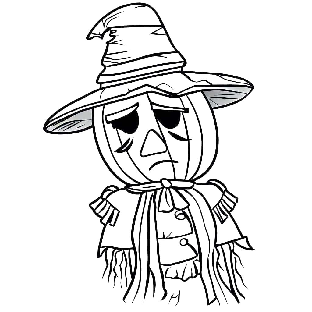 Vogelscheuche druckbare schlicht