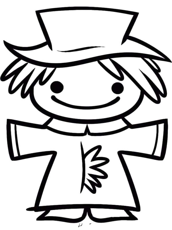 Vogelscheuche kostenlos druckbare schlicht