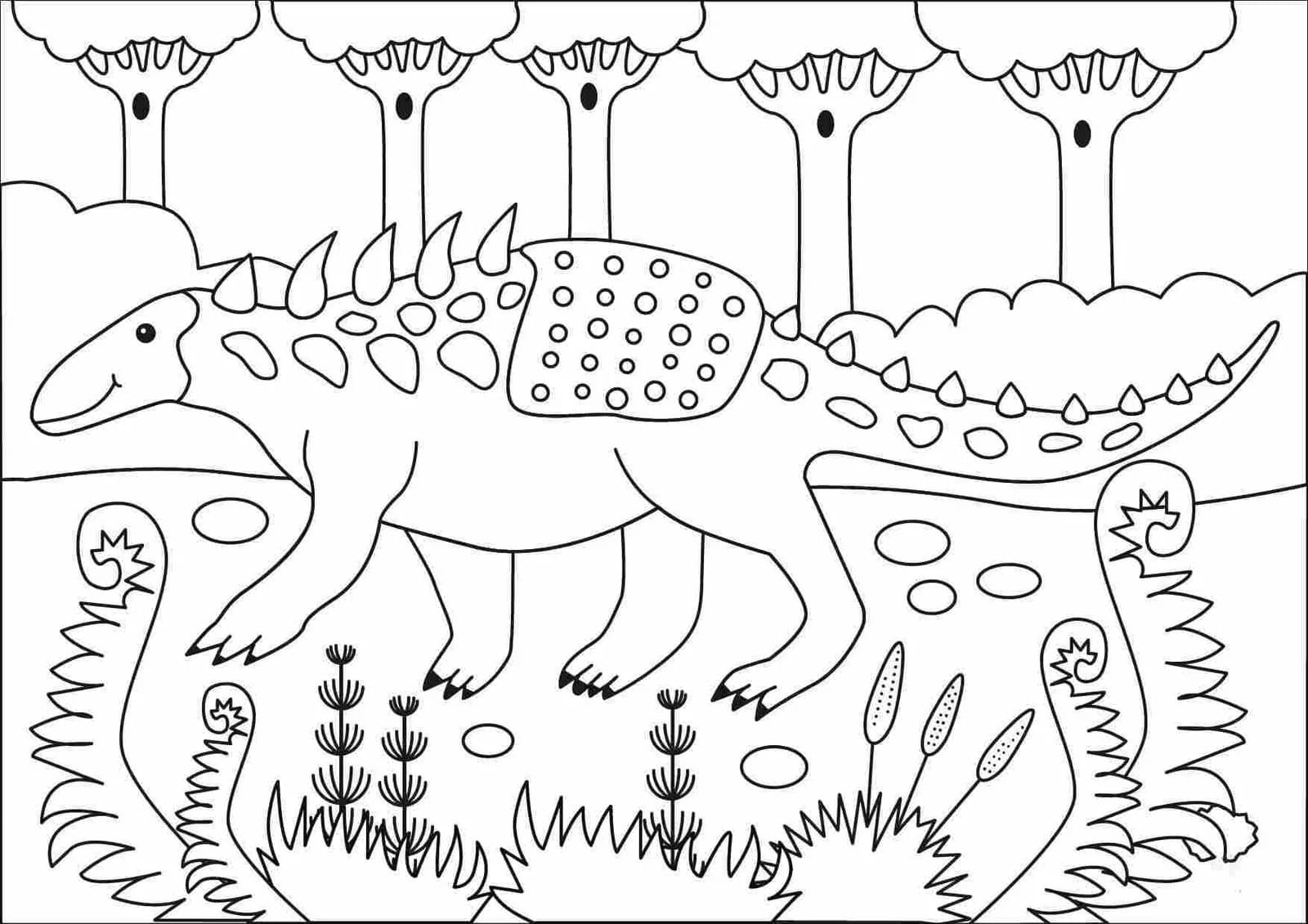 Zeichne Ankylosaurus