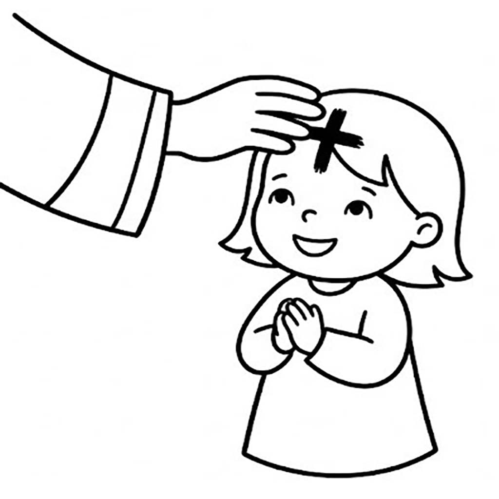 Zeichne Aschermittwoch schlicht