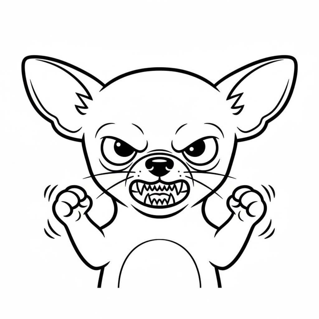 Zeichne Chihuahua für Kinder