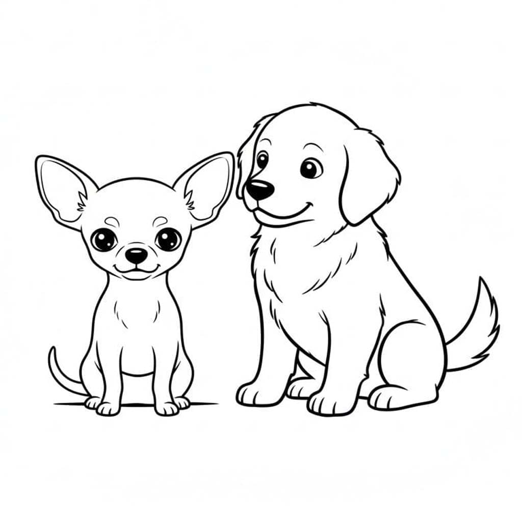 Zeichne Chihuahua kostenlos