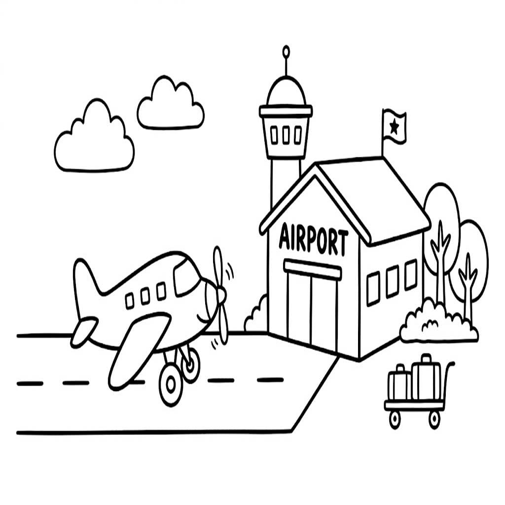 Zeichne Flughafen kostenlos