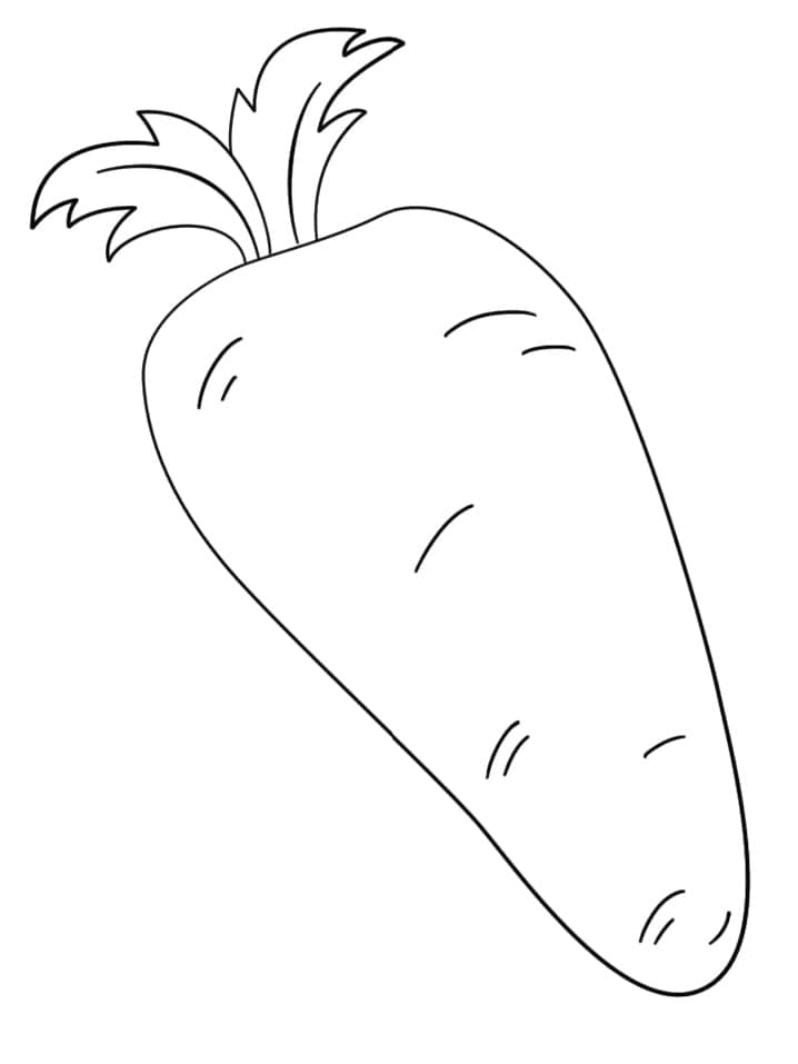 Karotte ausmalbilder