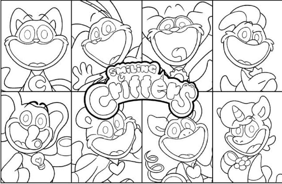 Nightmare Critters coloring pages