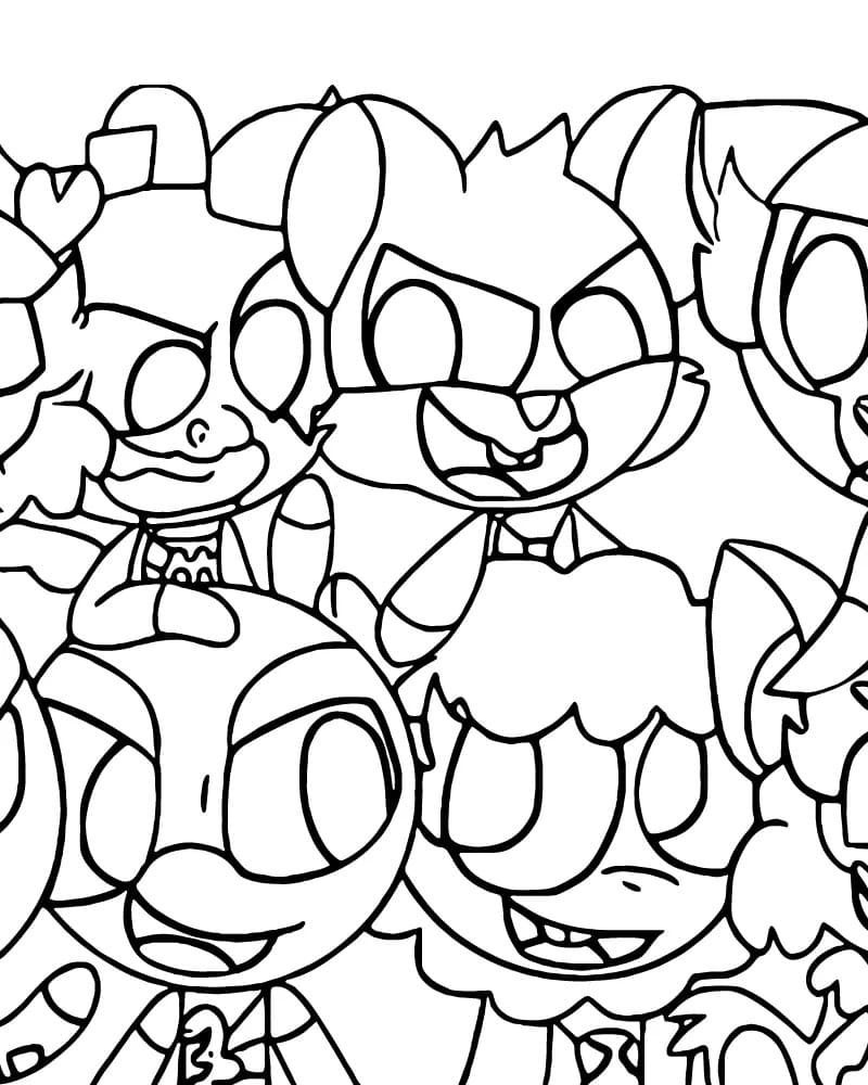 Zeichne Nightmare Critters kostenlos basisch