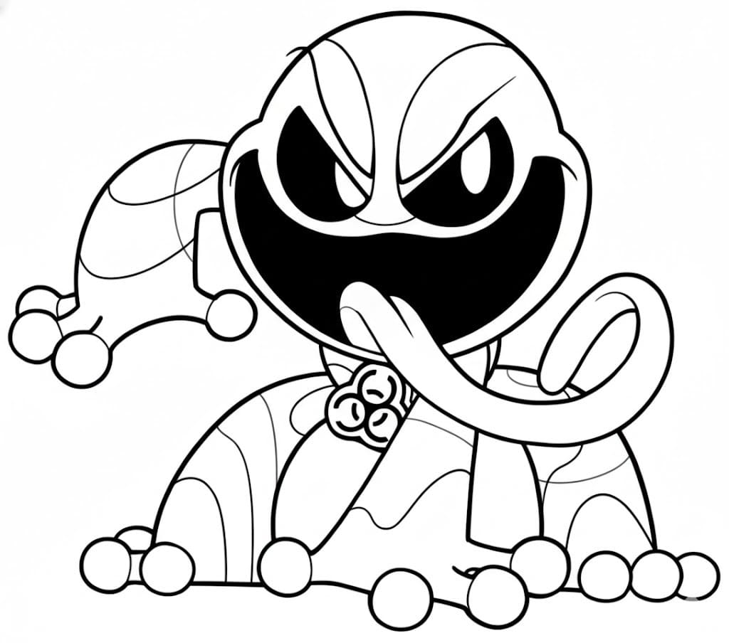 Zeichne Nightmare Critters kostenlos schlicht