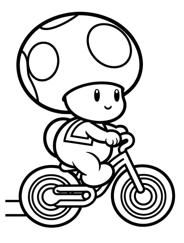 Zeichne Toad kostenlos einfach