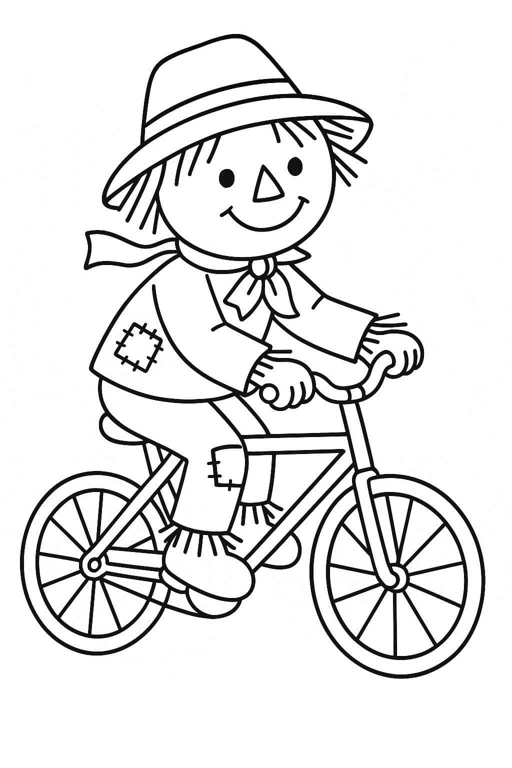 Zeichne Vogelscheuche druckbare für Kinder