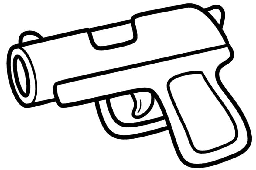 Zeichnung Pistolen druckbare