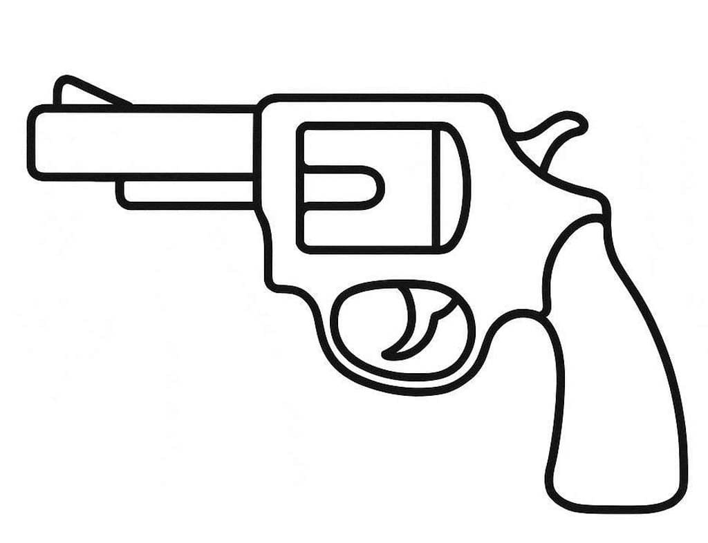 Zeichnung Pistolen kostenlos einfach