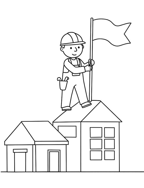 Bauarbeiter für Kinder