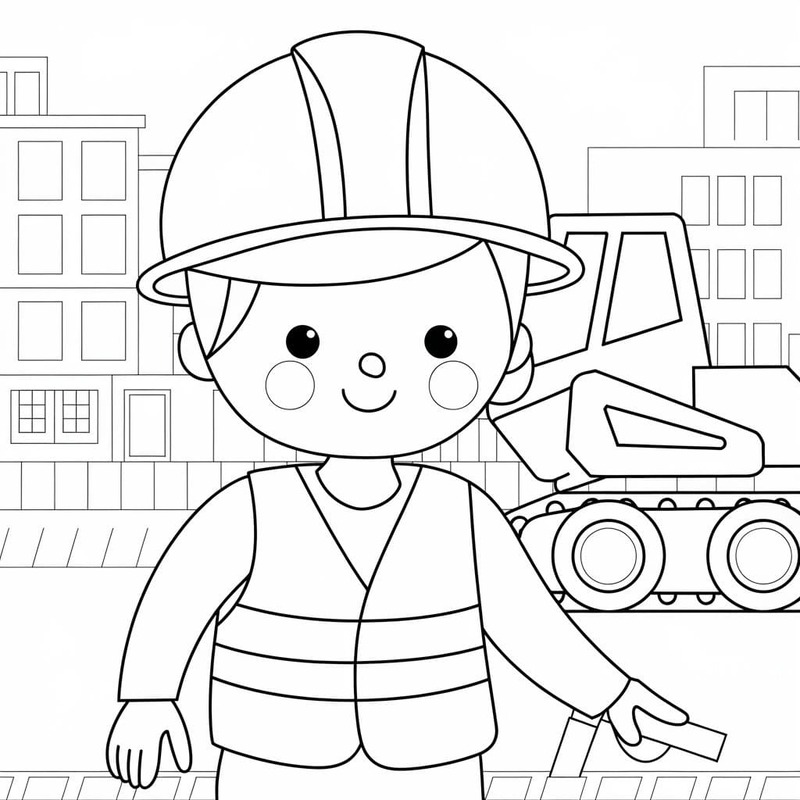 Bauarbeiter Kostenlos basisch