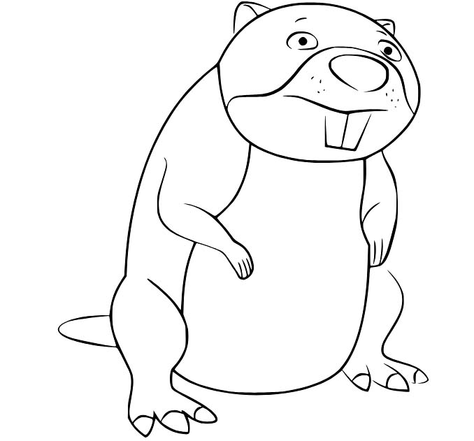 Biber druckbare einfach