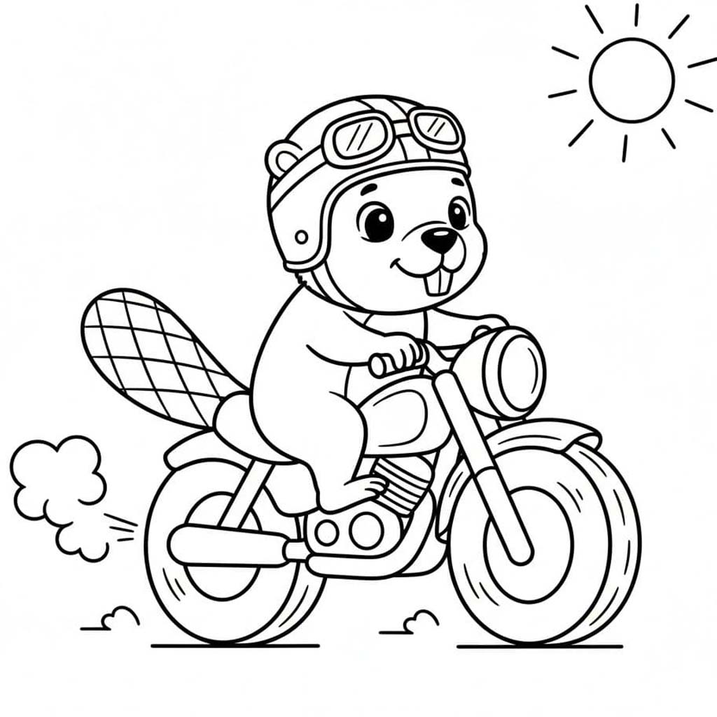 Biber kostenlos druckbare für Kinder