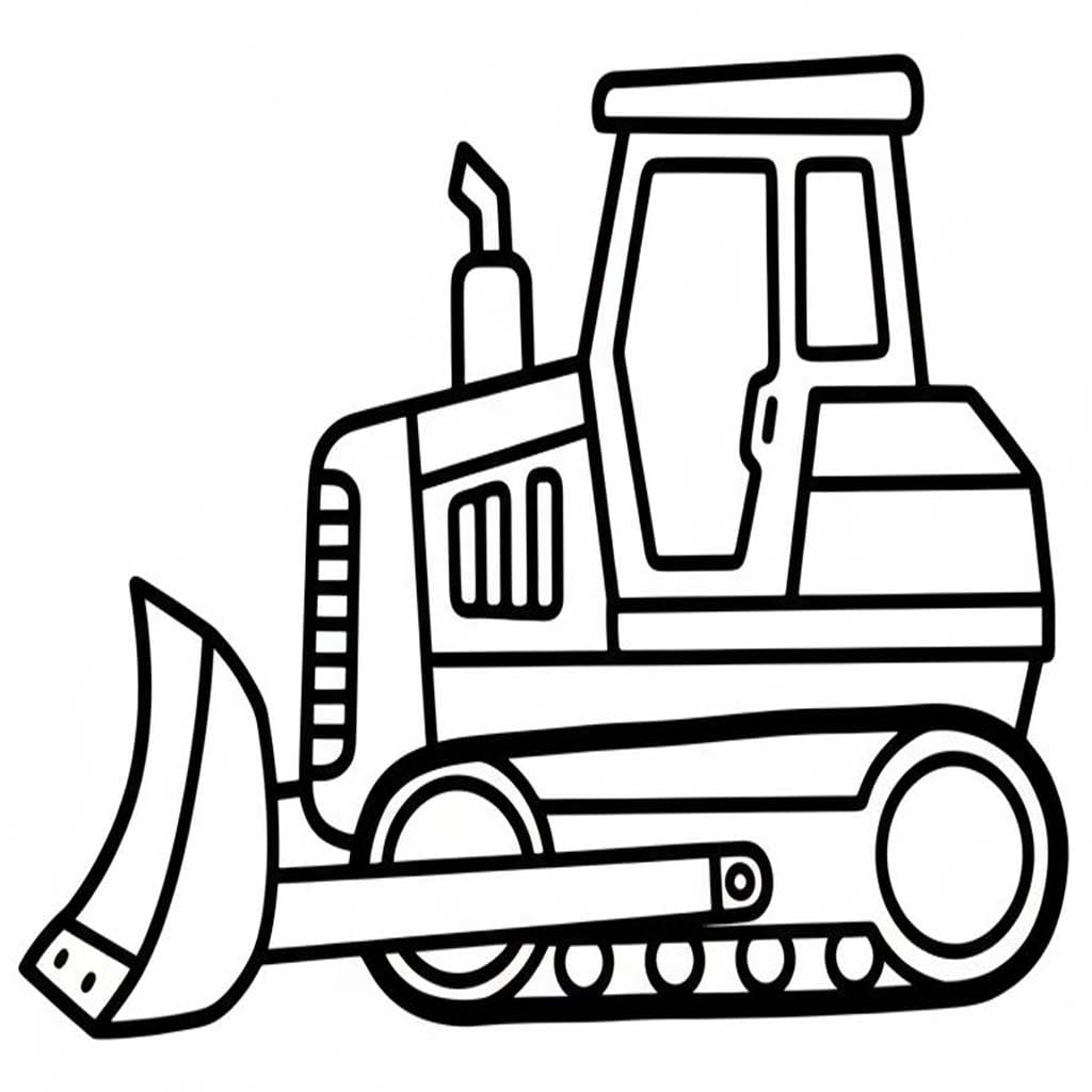 Bulldozer kostenlos druckbare