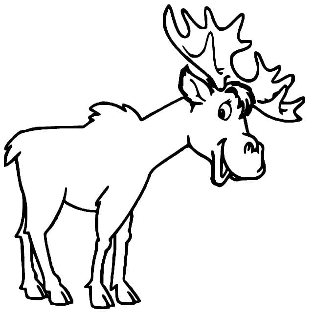 Elch kostenlos druckbare basisch