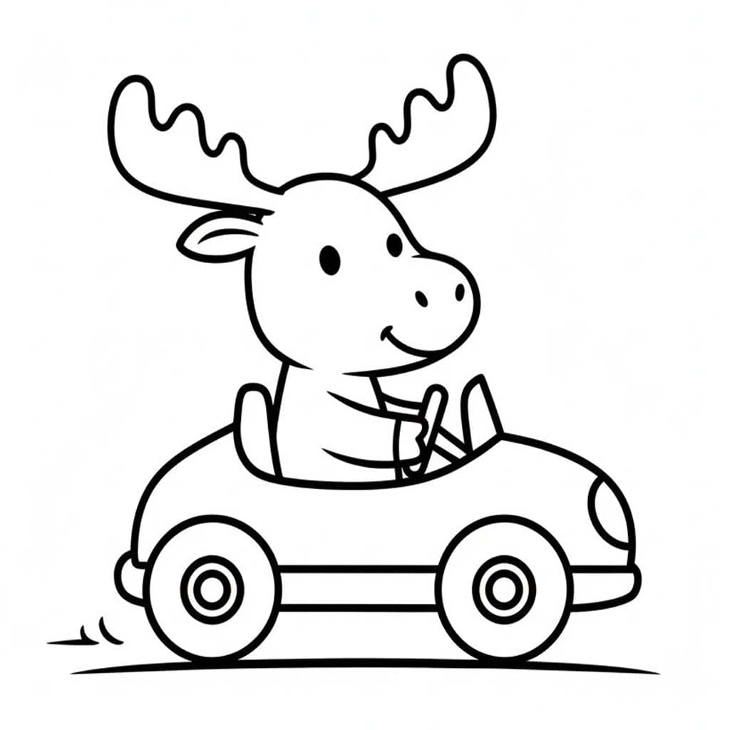 Elch kostenlos für Kinder