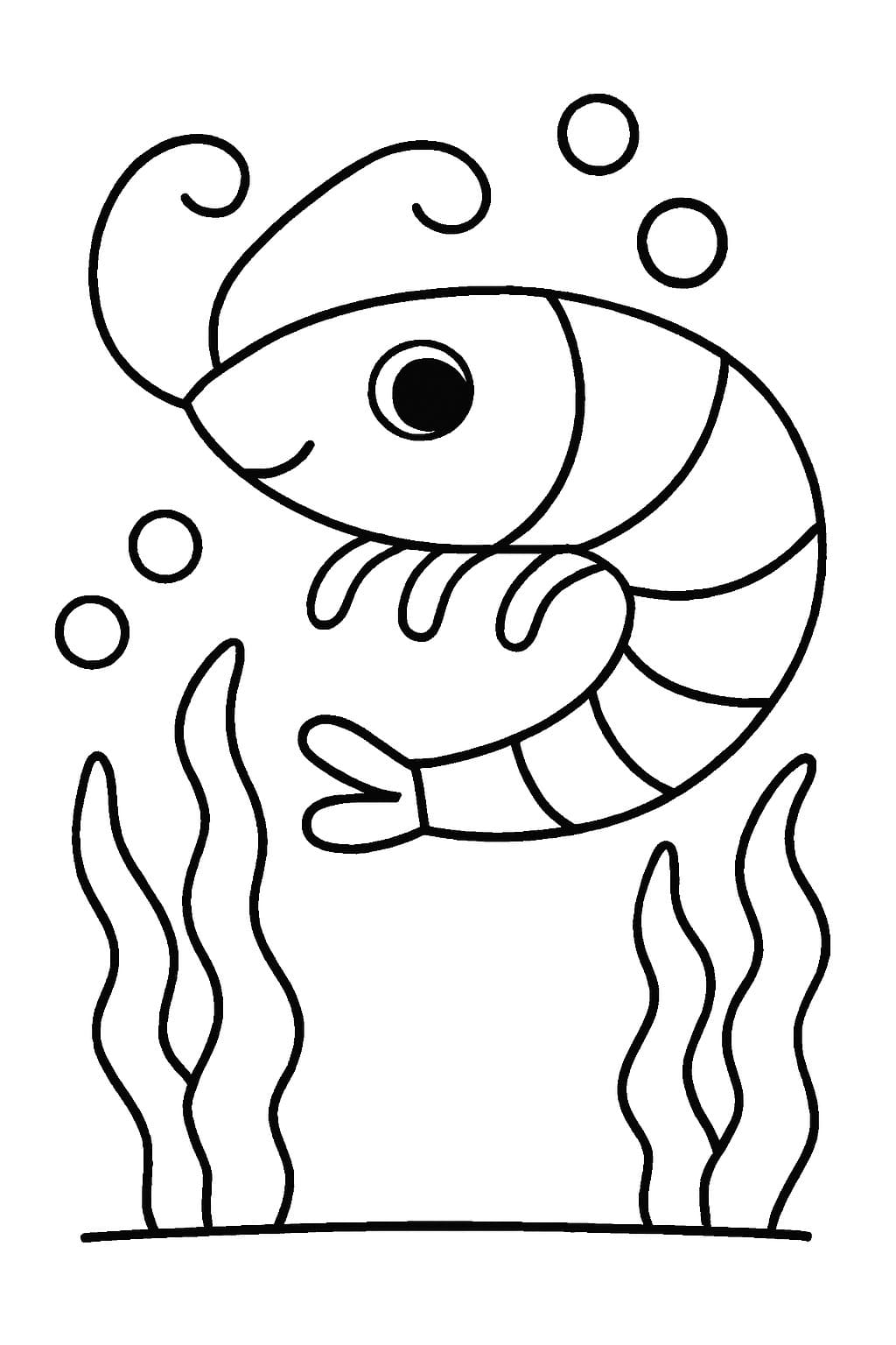 Garnele kostenlos schlicht