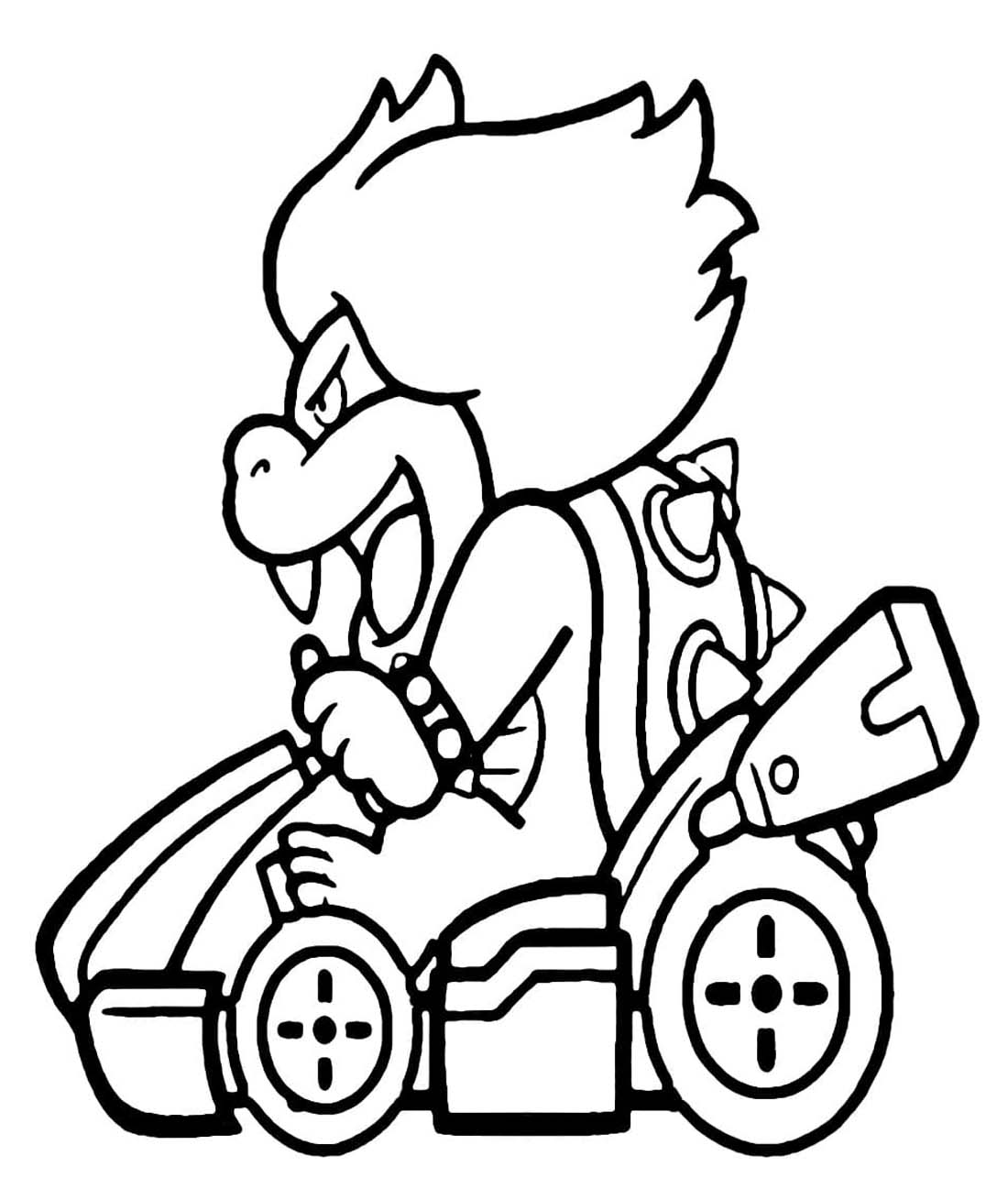 Kostenlos druckbare Mario Kart