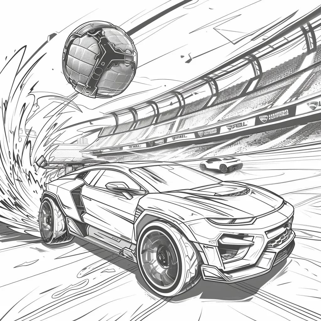 Kostenlos druckbare Rocket League