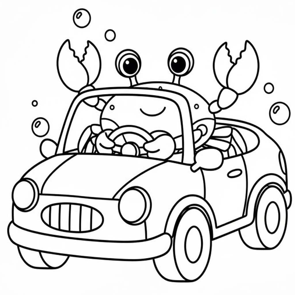 Krabbe kostenlos schlicht