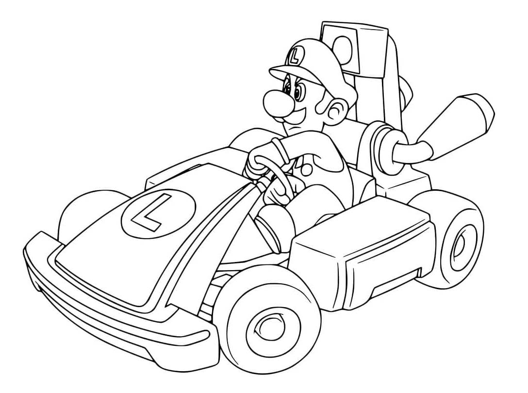 Mario Kart druckbare