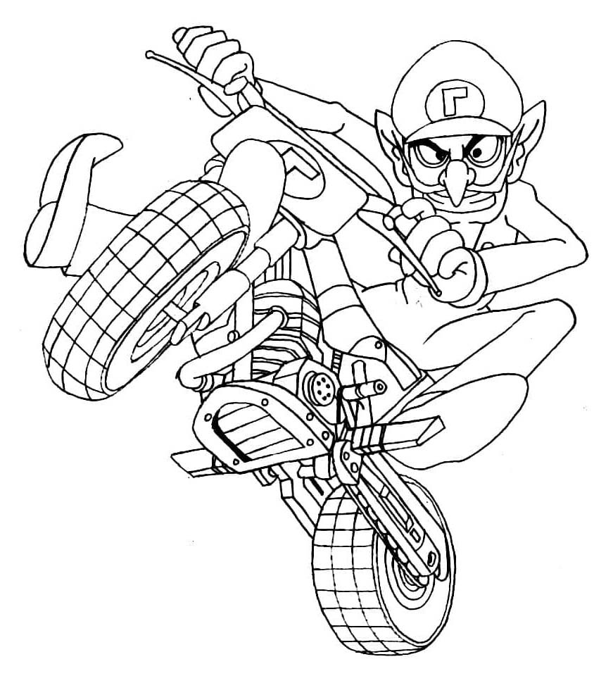 Mario Kart druckbare einfach