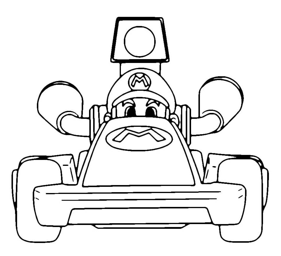 Mario Kart druckbare für Kinder
