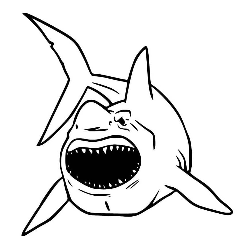 Megalodon kostenlos druckbare schlicht