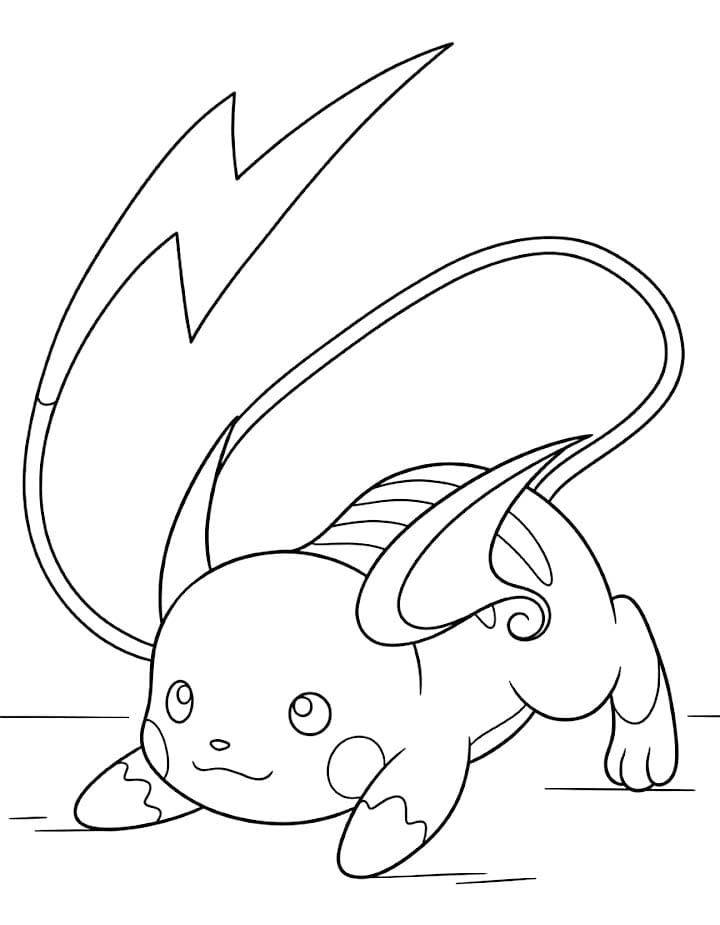 Raichu druckbare