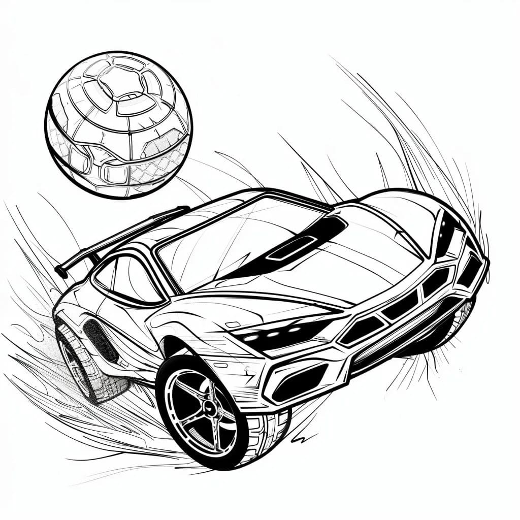 Rocket League druckbare basisch