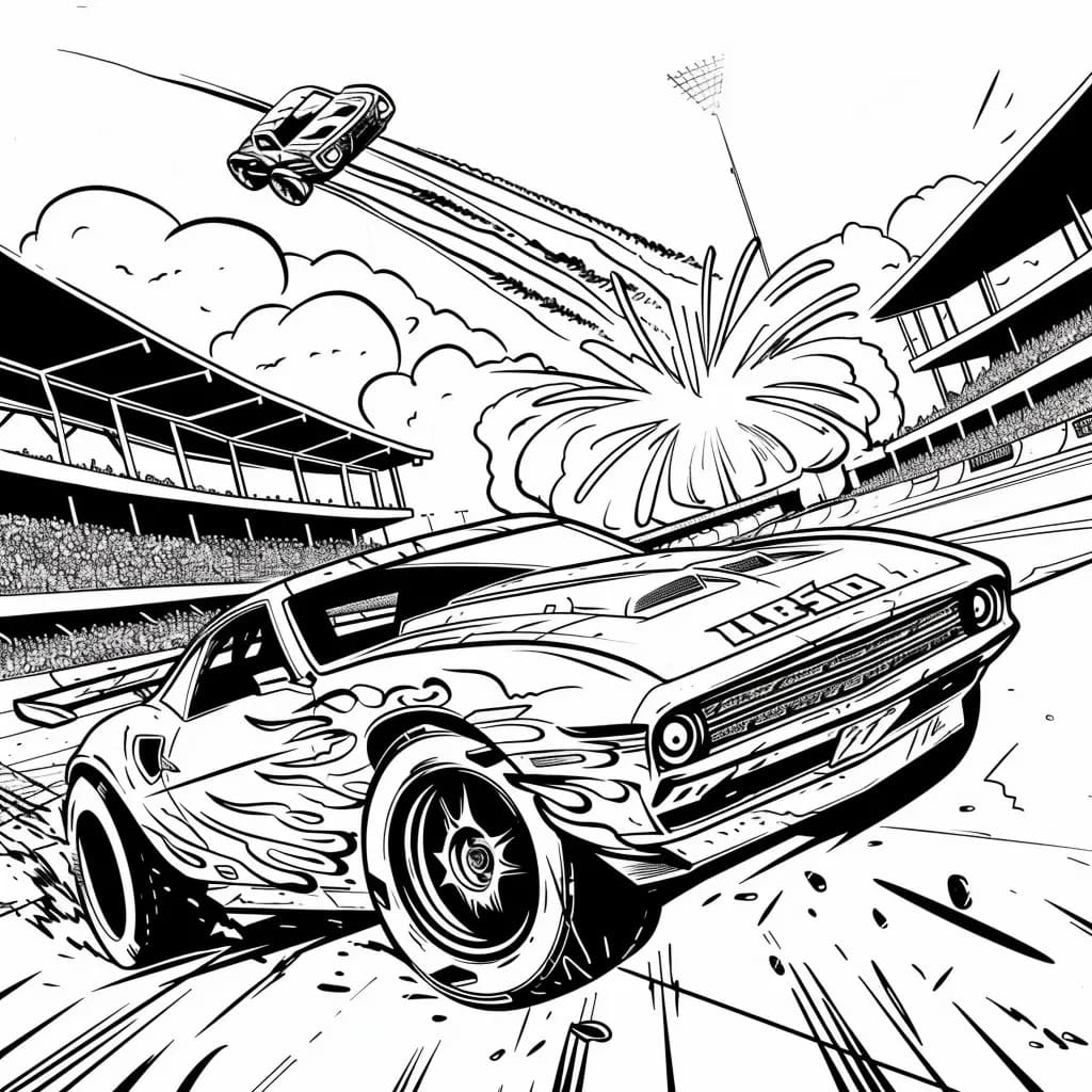 Rocket League kostenlos druckbare schlicht