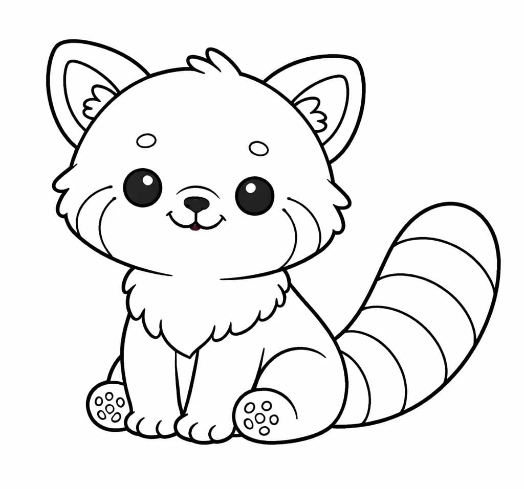 Roter Panda für Kinder
