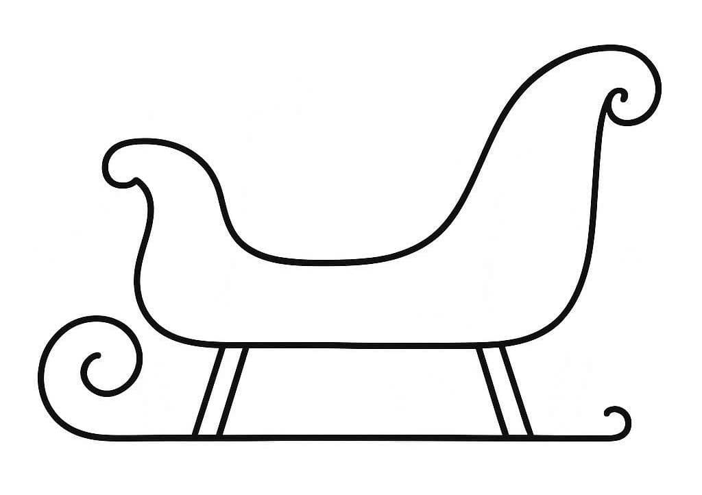 Schlitten druckbare für Kinder