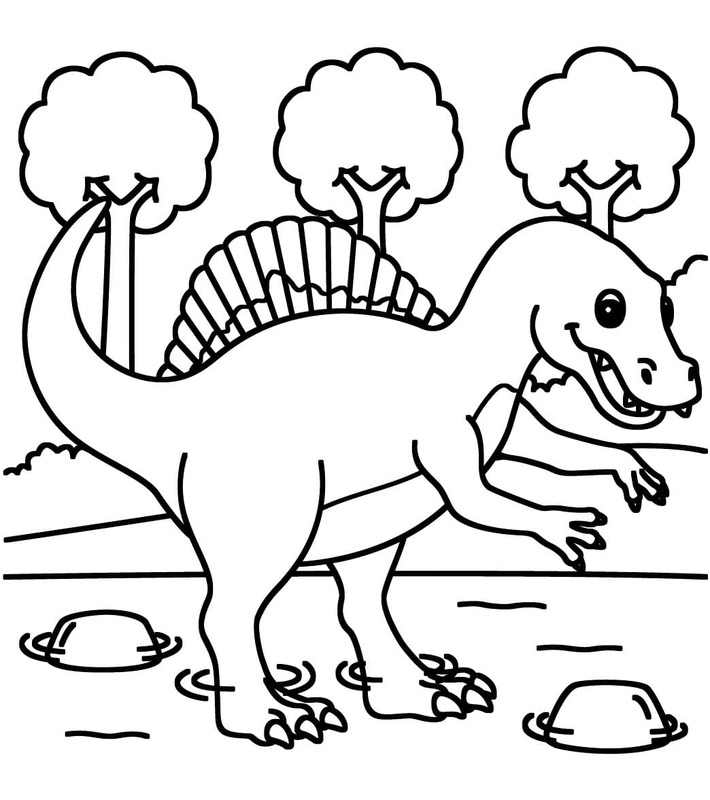 Spinosaurus kostenlos einfach