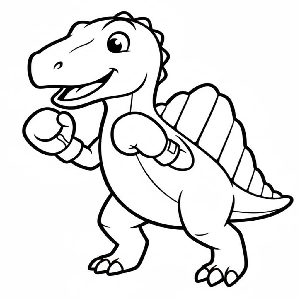 Spinosaurus kostenlos für Kinder