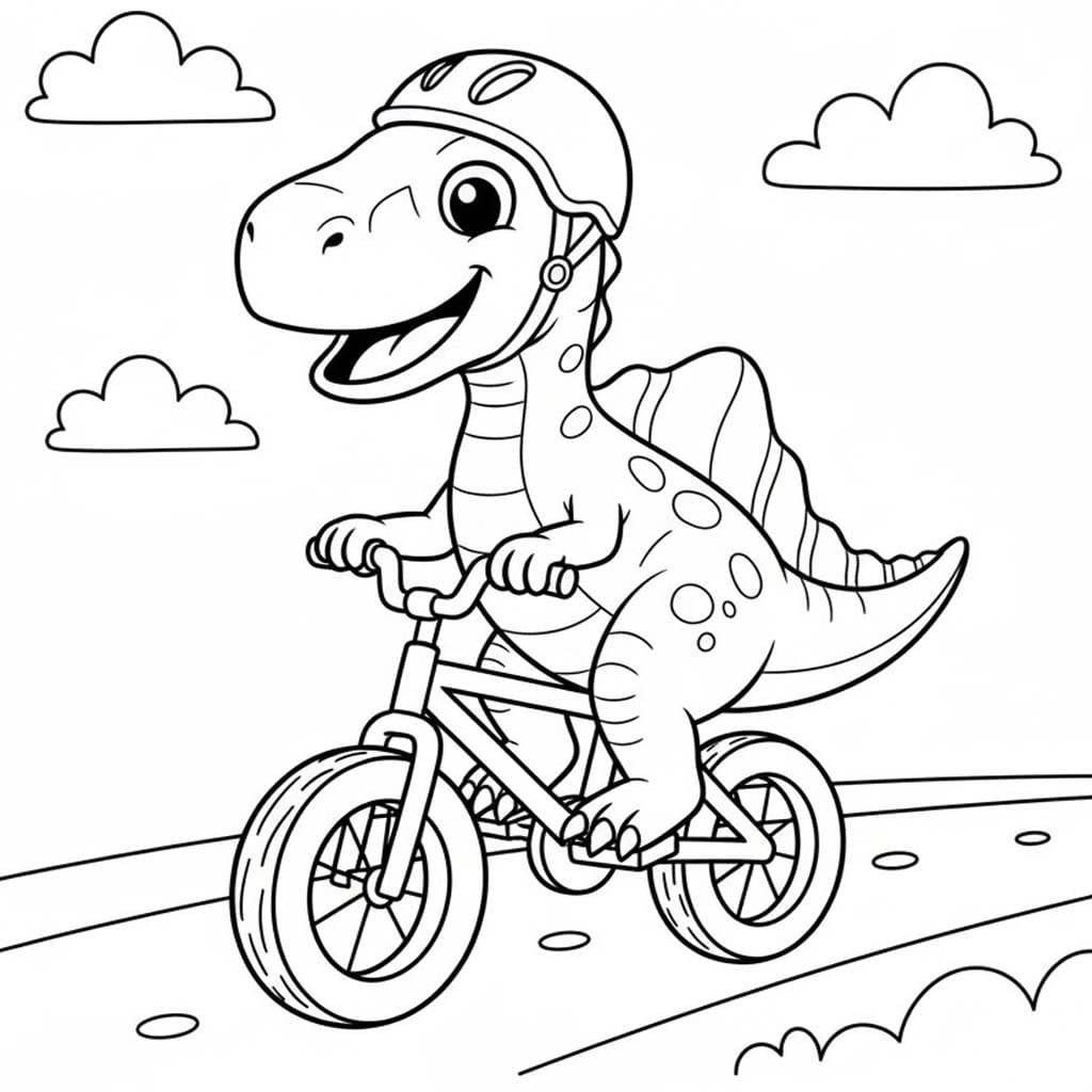 Spinosaurus zum Ausdrucken für Kinder