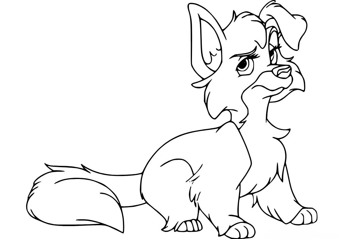 Susi und Strolch druckbare