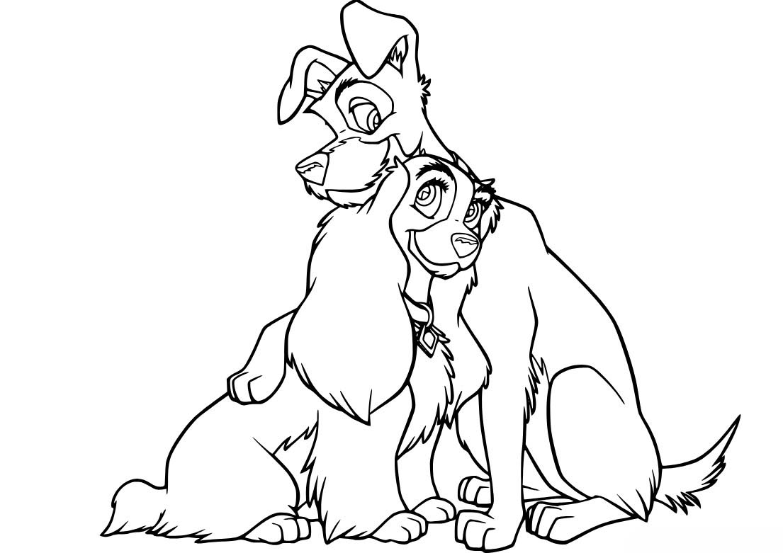 Susi und Strolch druckbare einfach