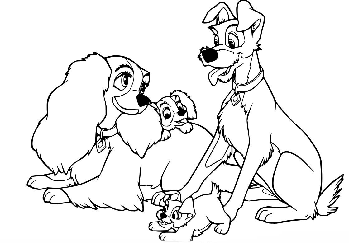 Susi und Strolch kostenlos druckbare einfach