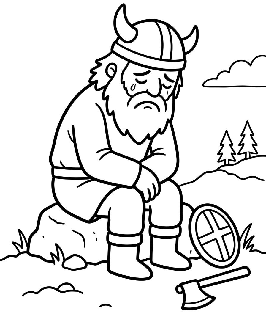 Wickinger druckbare schlicht